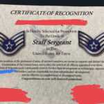 Excited For My Promotion To Sta— Uhh : Airforce Regarding Officer Promotion Certificate Template