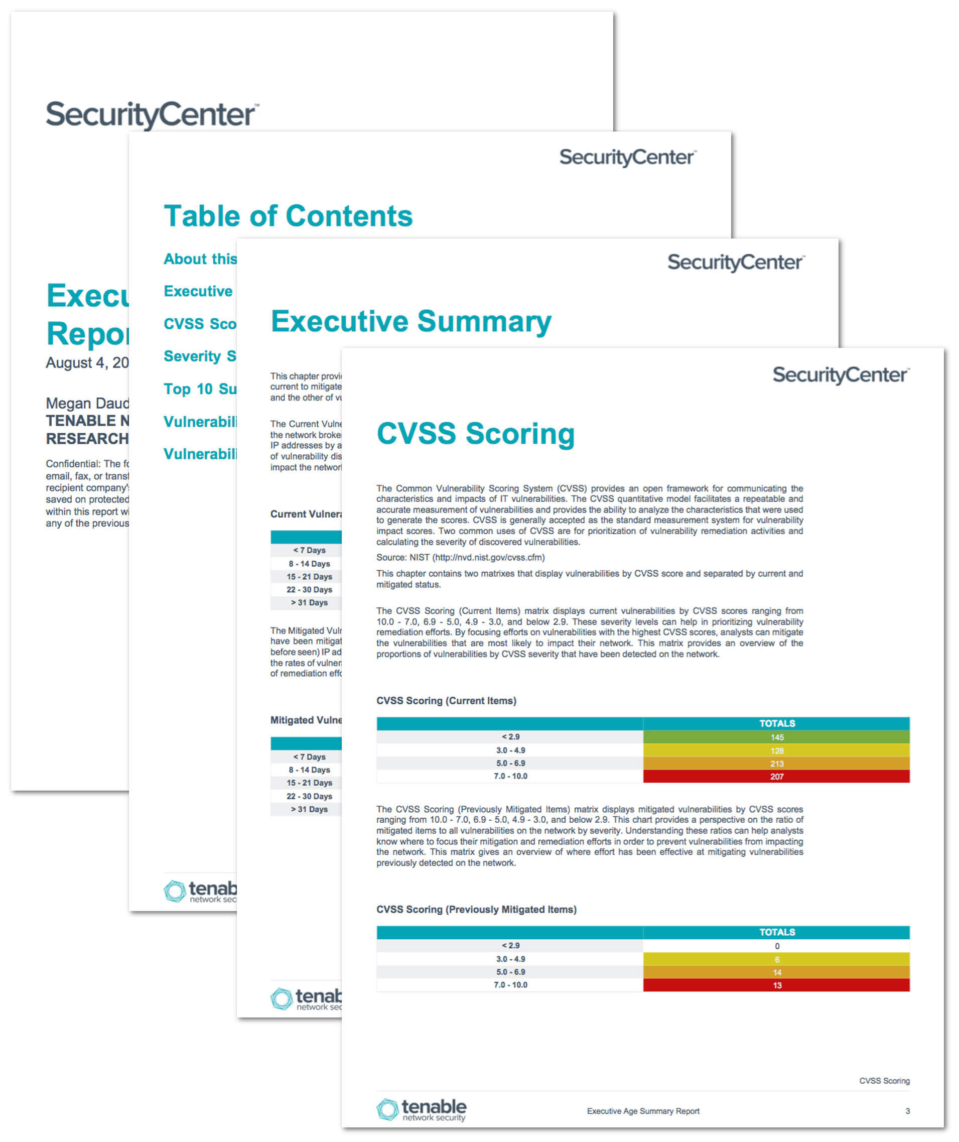 Executive Age Summary Report – Sc Report Template | Tenable® For Nessus Report Templates