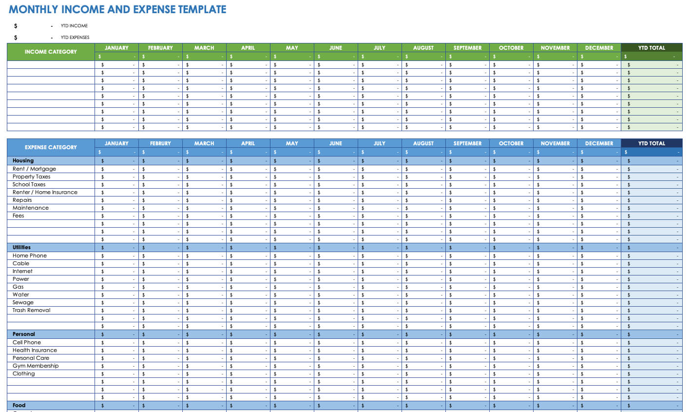 Expense Report Templates | Fyle Intended For Expense Report Spreadsheet Template Excel