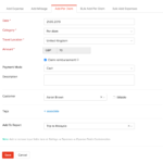 Expenses | User Guide | Zoho Expense Within Per Diem Expense Report Template