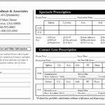 Eye Doctor Prescription Template Elegant Rx Prescription Pertaining To Blank Prescription Form Template