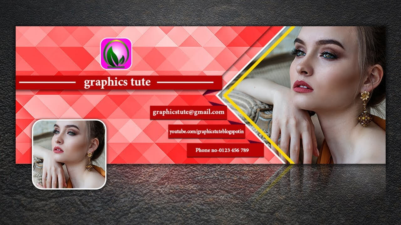 Facebook Cover Page Design In Photoshop – Very Easy Method – Free Psd  Template Download Regarding Photoshop Facebook Banner Template