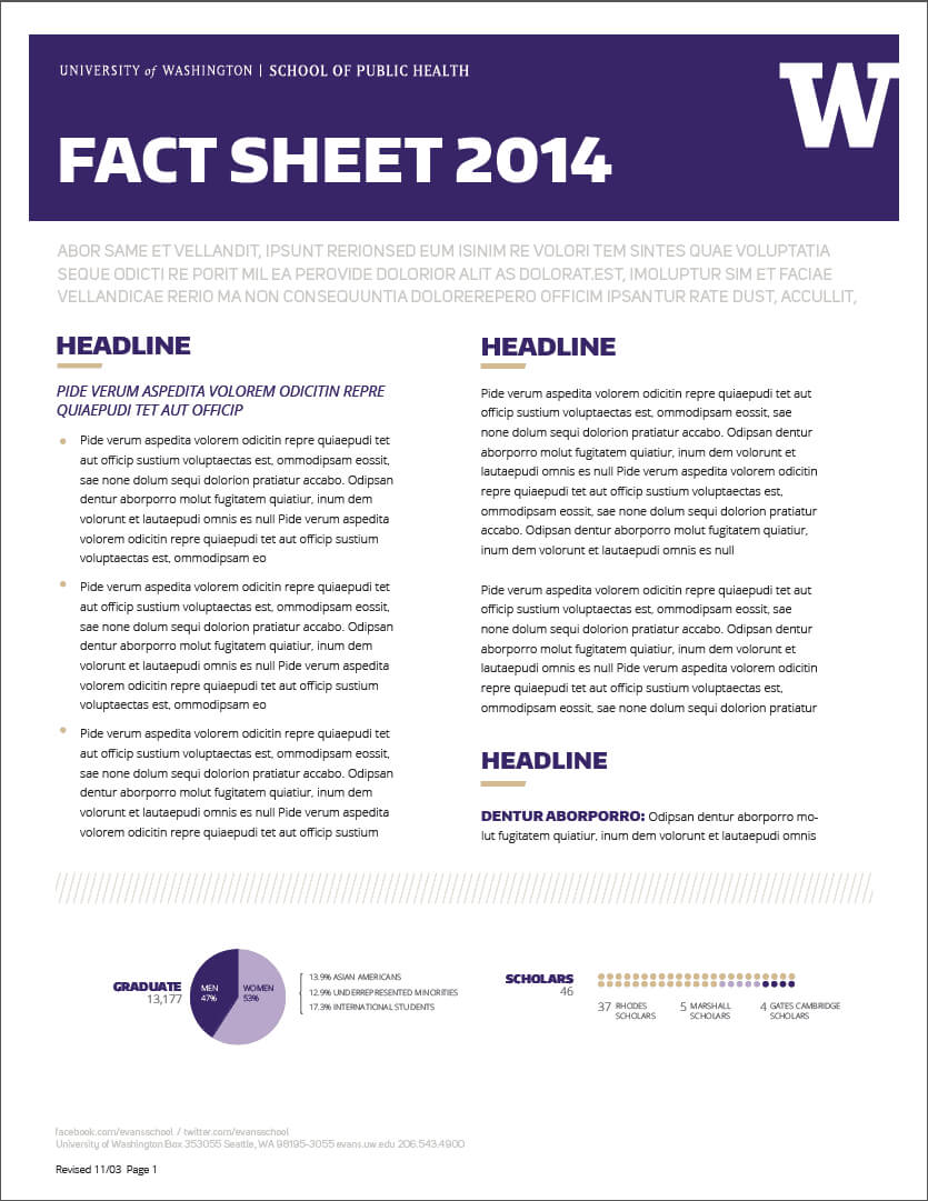 Fact Sheet Templates – Word Excel Samples With Fact Sheet Template Microsoft Word