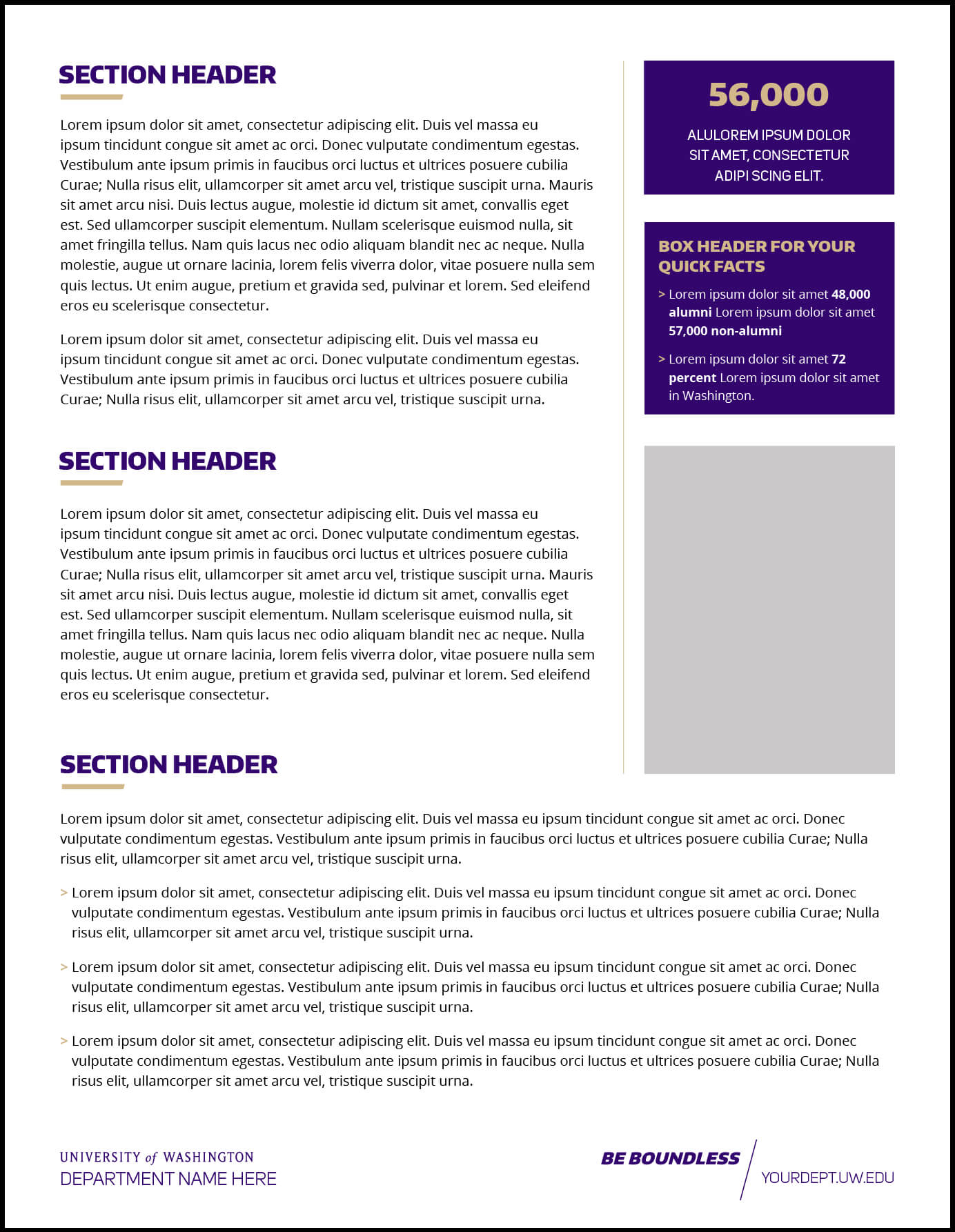 Fact Sheet | Uw Brand Throughout Fact Sheet Template Word