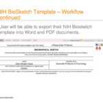 Faculty Activity Information Reporting System – Ppt Download With Regard To Nih Biosketch Template Word