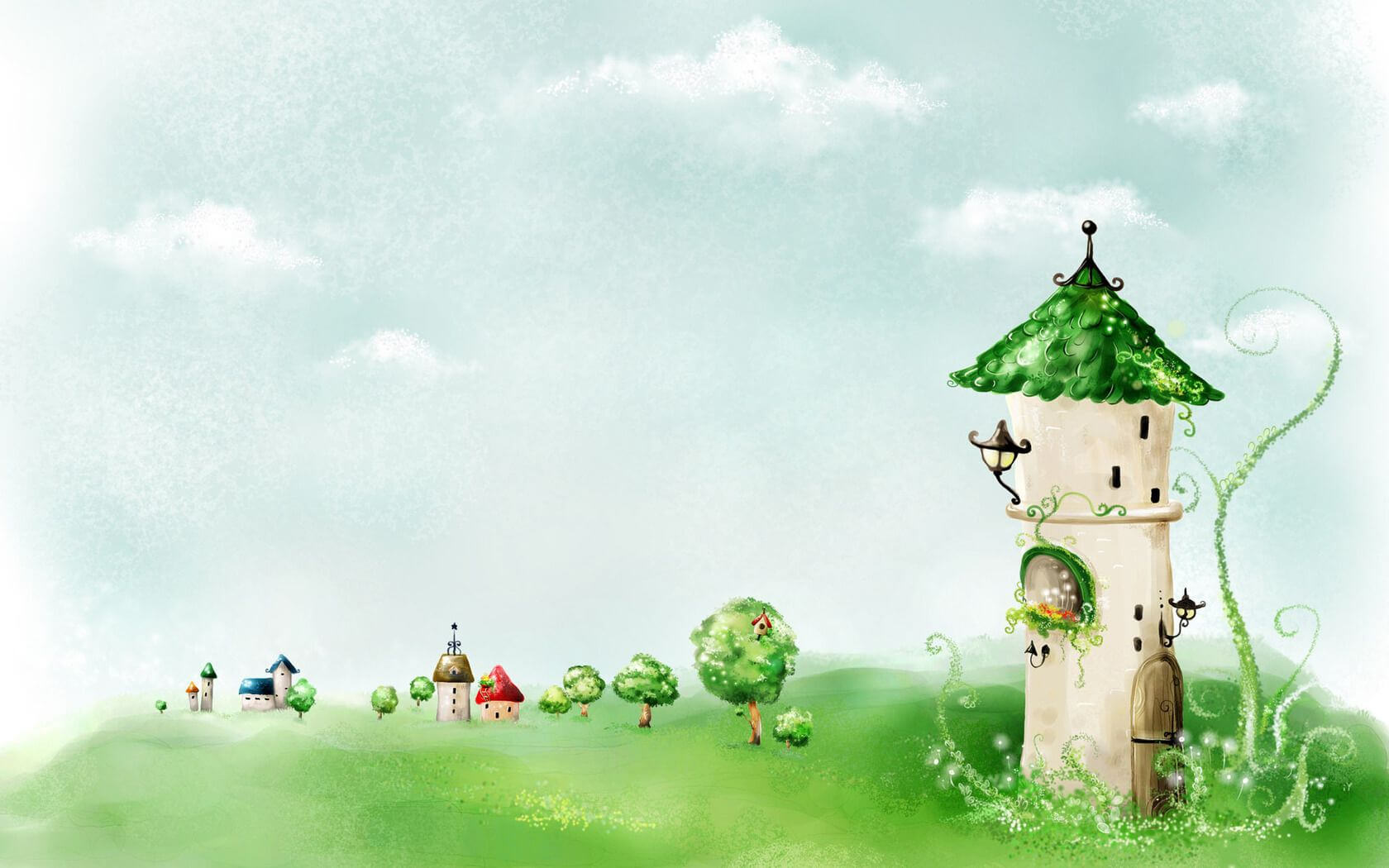 Fairy Tale Tower Wallpaper #1527 | Backgrounds In 2019 Inside Fairy Tale Powerpoint Template