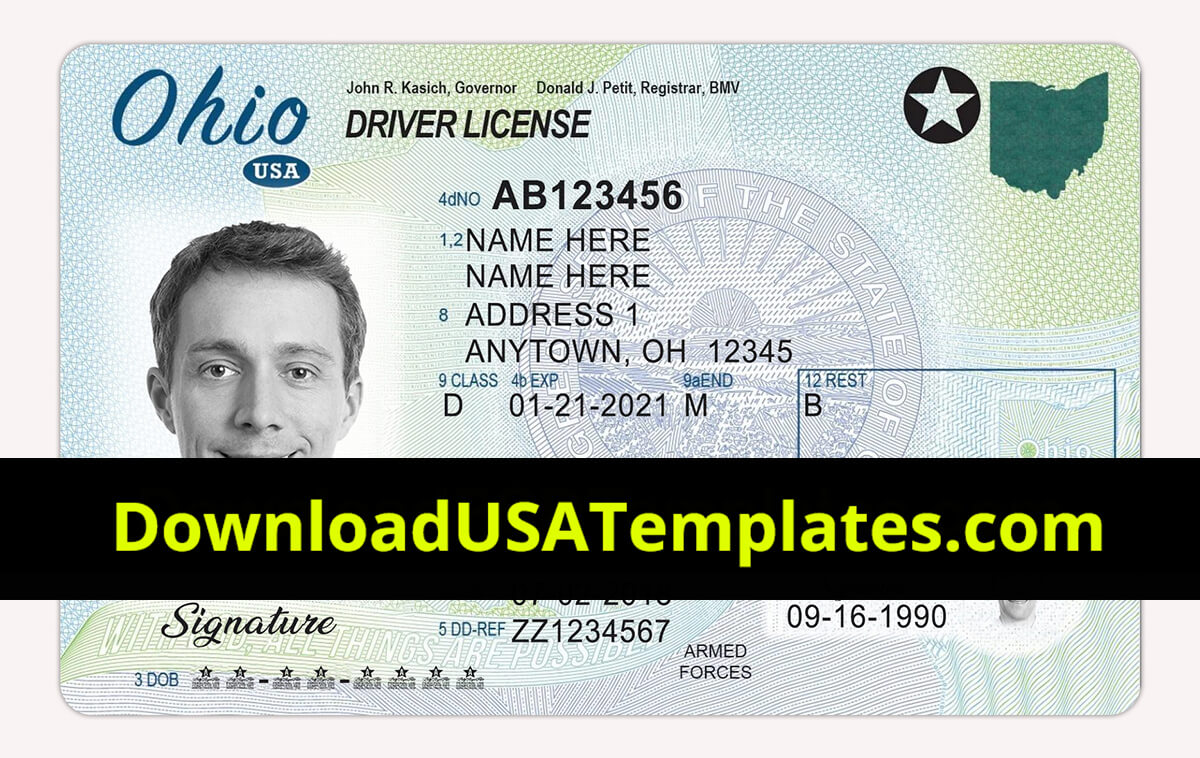 Fake Driver License Template | Fake Id Template Generator Pertaining To Florida Id Card Template