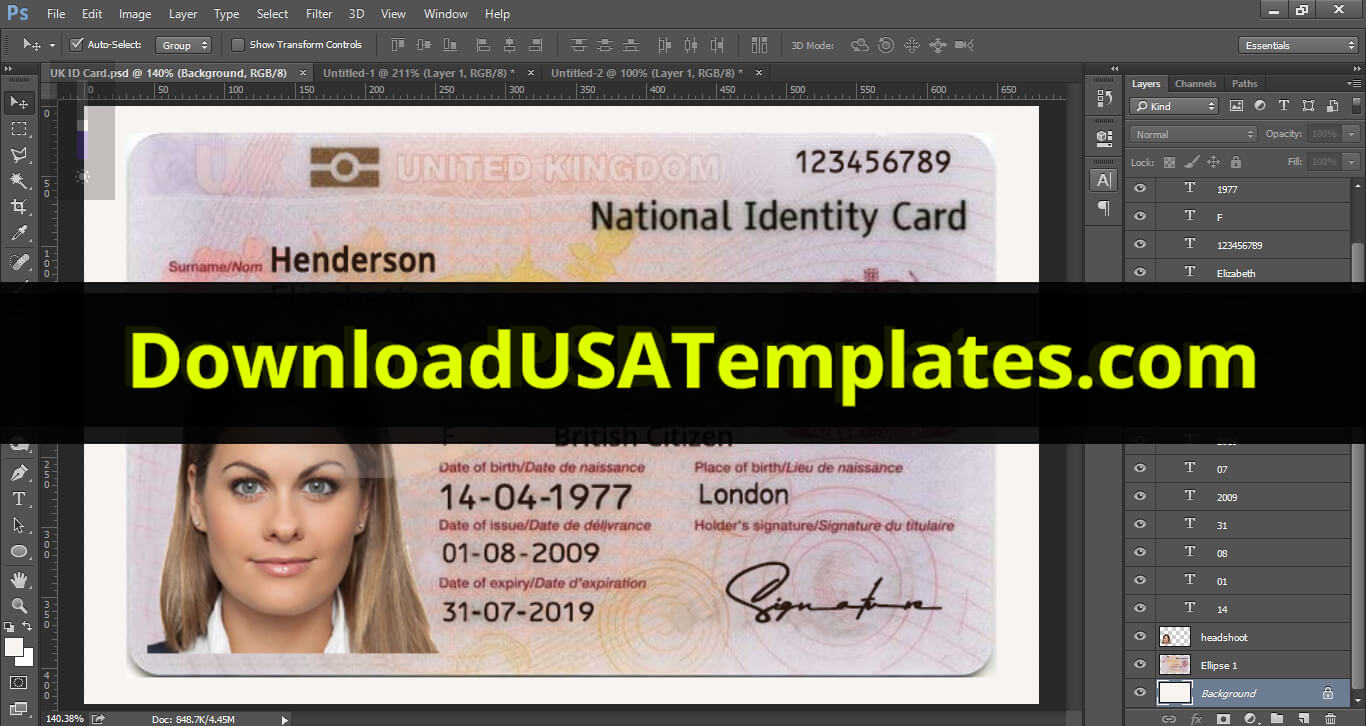 Fake Driver License Template | Fake Id Template Generator Within Florida Id Card Template