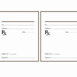 Fake Prescription Label Template | Template Modern Design With Regard To Blank Prescription Pad Template