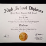 Fake+High+School+Diploma+Template | Jeffrey D Brammer | Free Within Ged Certificate Template Download