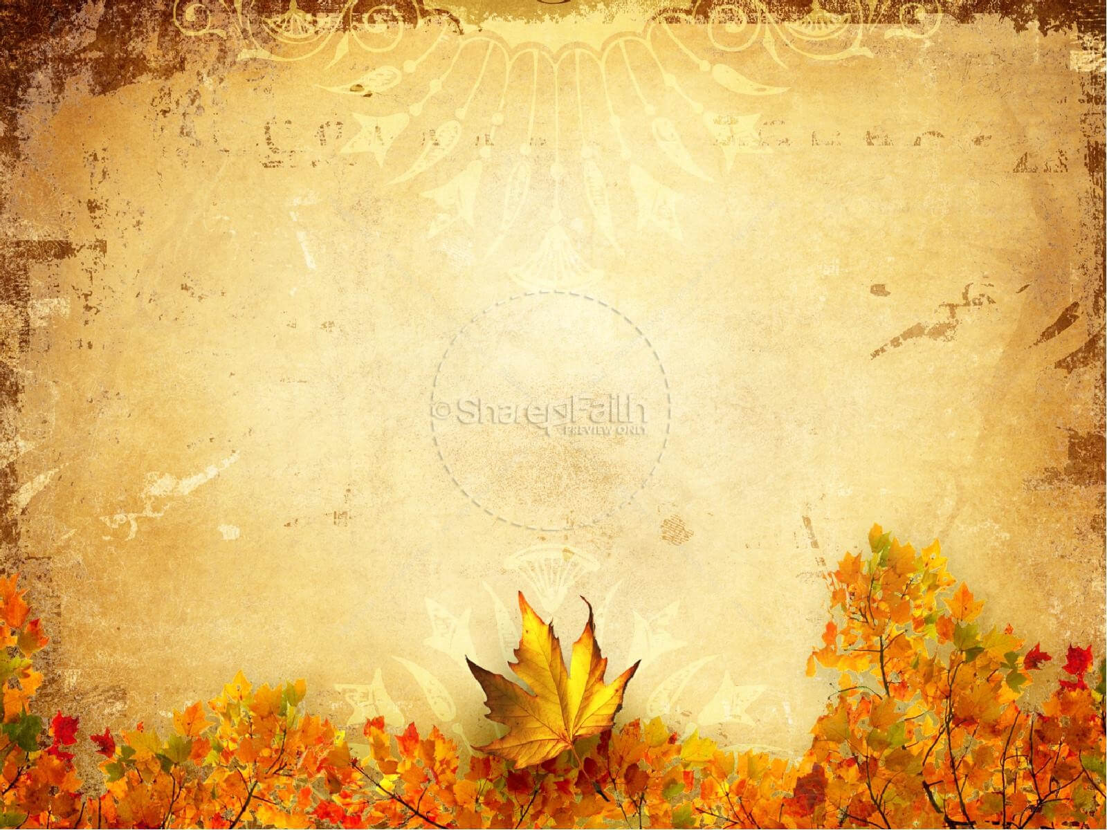 Fall Church Graphics Powerpoint | Fall Thanksgiving Powerpoints For Free Fall Powerpoint Templates