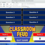 Family Feud Powerpoint Template With Family Feud Game Template Powerpoint Free