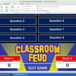 Family Feud Powerpoint Template With Family Feud Game Template Powerpoint Free