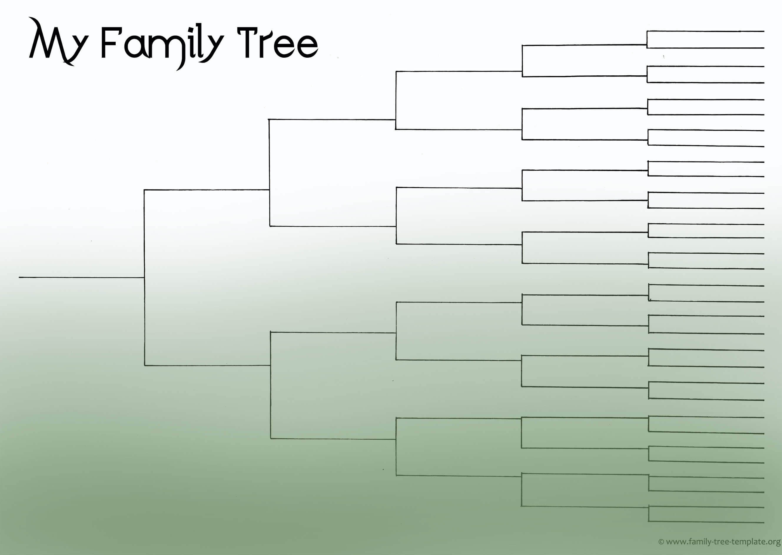 Family Tree Template Resources With Regard To Fill In The Blank Family Tree Template