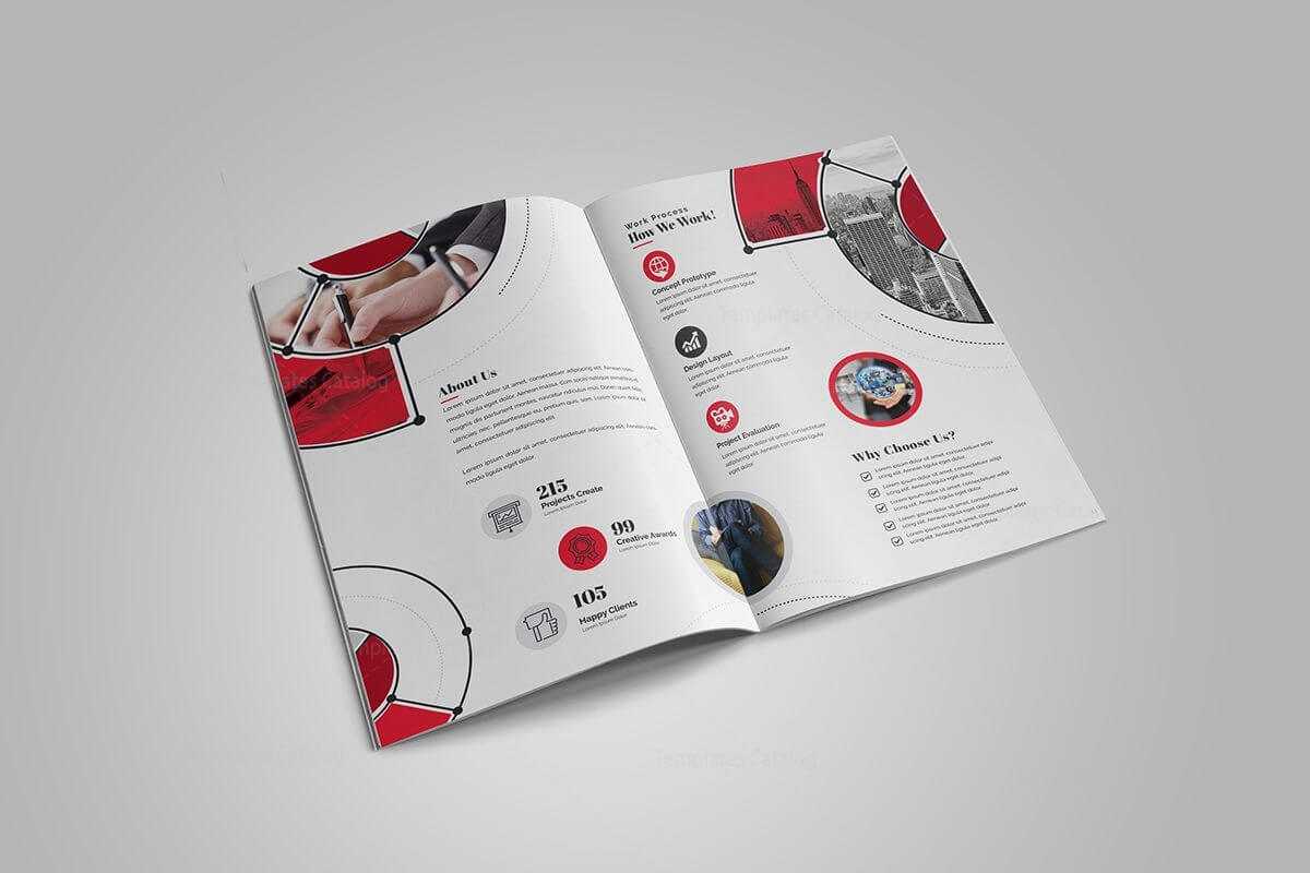 Fancy Stylish Bi Fold Brochure Template 000727 In Fancy Brochure Templates