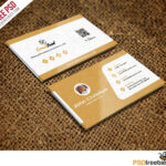 Fantastic Business Cards Psd Templates For Free - Chef inside Christian Business Cards Templates Free