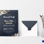 Farewell Party Invitation Card Template With Farewell Invitation Card Template