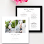 Fashion & Beauty Blogger Rate Card Template |Stephanie Pertaining To Rate Card Template Word