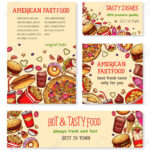 Fast Food Banner And Poster Template Set Design Pertaining To Food Banner Template