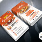 Fast Food Restaurant Business Card Psdpsd Freebies On With Food Business Cards Templates Free