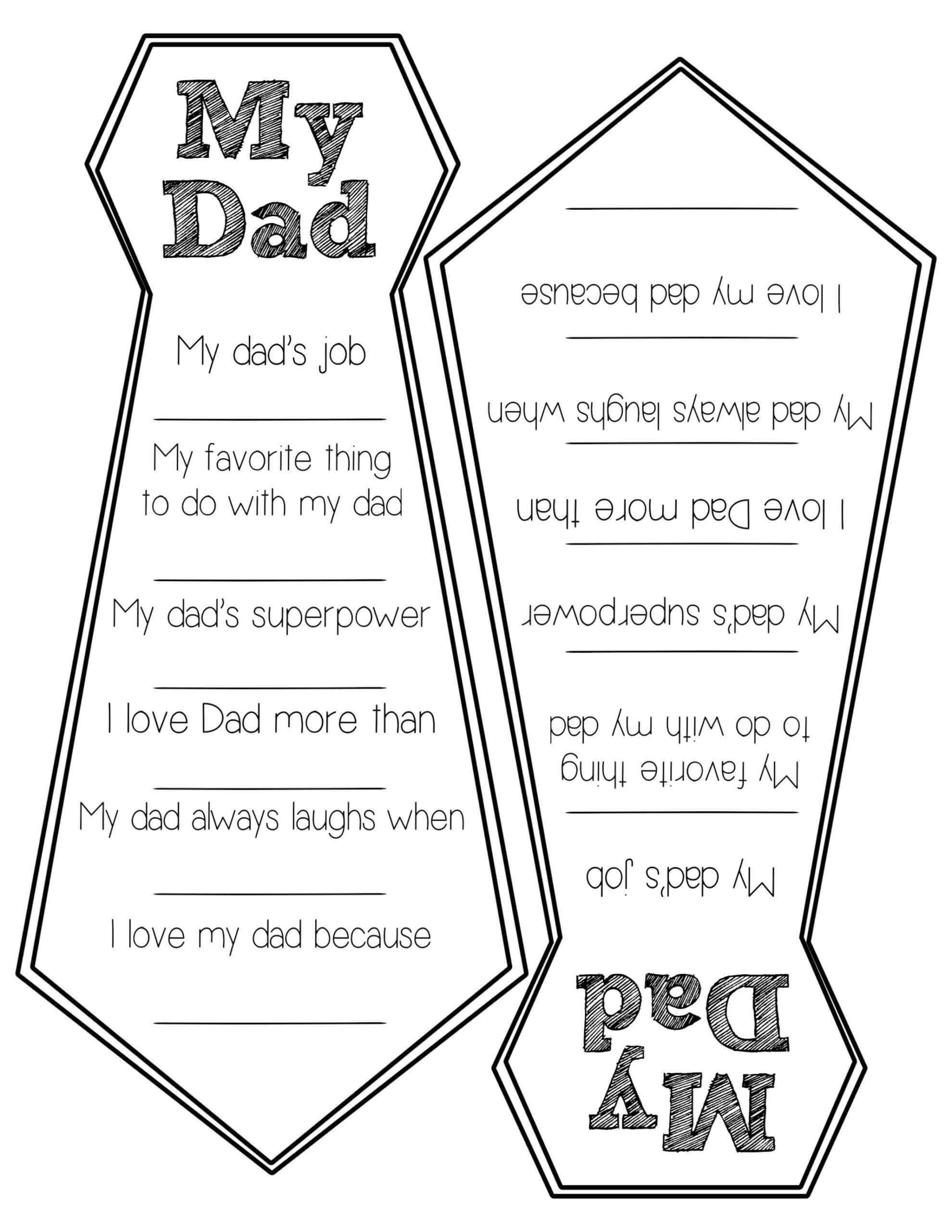 Father's Day Free Printable Cards - Paper Trail Design throughout Fathers Day Card Template