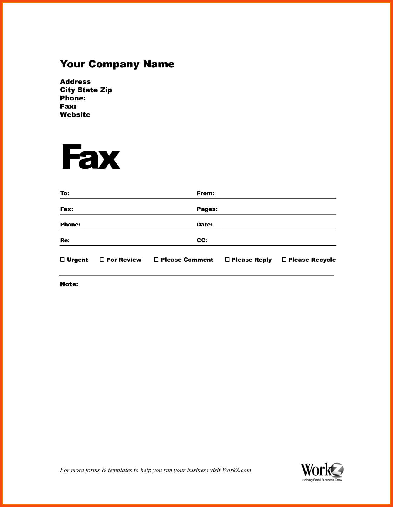 Fax Cover Sheet Sample Template – Hizir.kaptanband.co Within Fax Template Word 2010