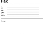 Fax Cover Sheet Template Professional Free Confidential Word Throughout Fax Template Word 2010