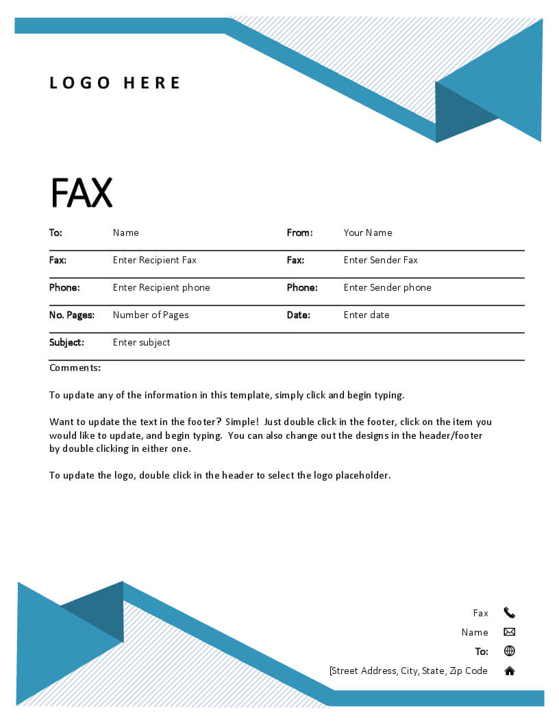 fax cover sheet in word 23 - Ficim Inside Fax Template Word 2010