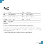 Fax Covers – Office Throughout Fax Template Word 2010