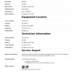 Field Service Report Template (Better Format Than Word Throughout Report Content Page Template