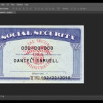 Fillable Social Security Card Template Blank Social – Nurul Amal For Social Security Card Template Photoshop