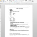 Financial Audit Report Template | Ac1050 5 Intended For It Audit Report Template Word