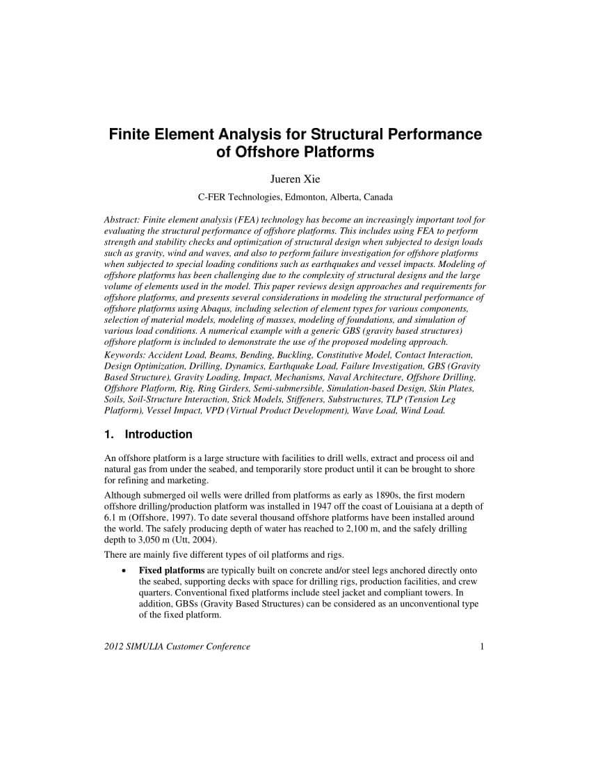 Finite Element Analysis Report Template | Glendale Community Throughout Fea Report Template