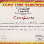 Fire Extinguisher Training Certificate Template Word With Regard To Fire Extinguisher Certificate Template