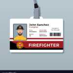 Firefighter Id Card Template Within Personal Identification Card Template