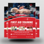 First Aid Flyer Template On Behance Aids Brochure Templates Within Hiv Aids Brochure Templates