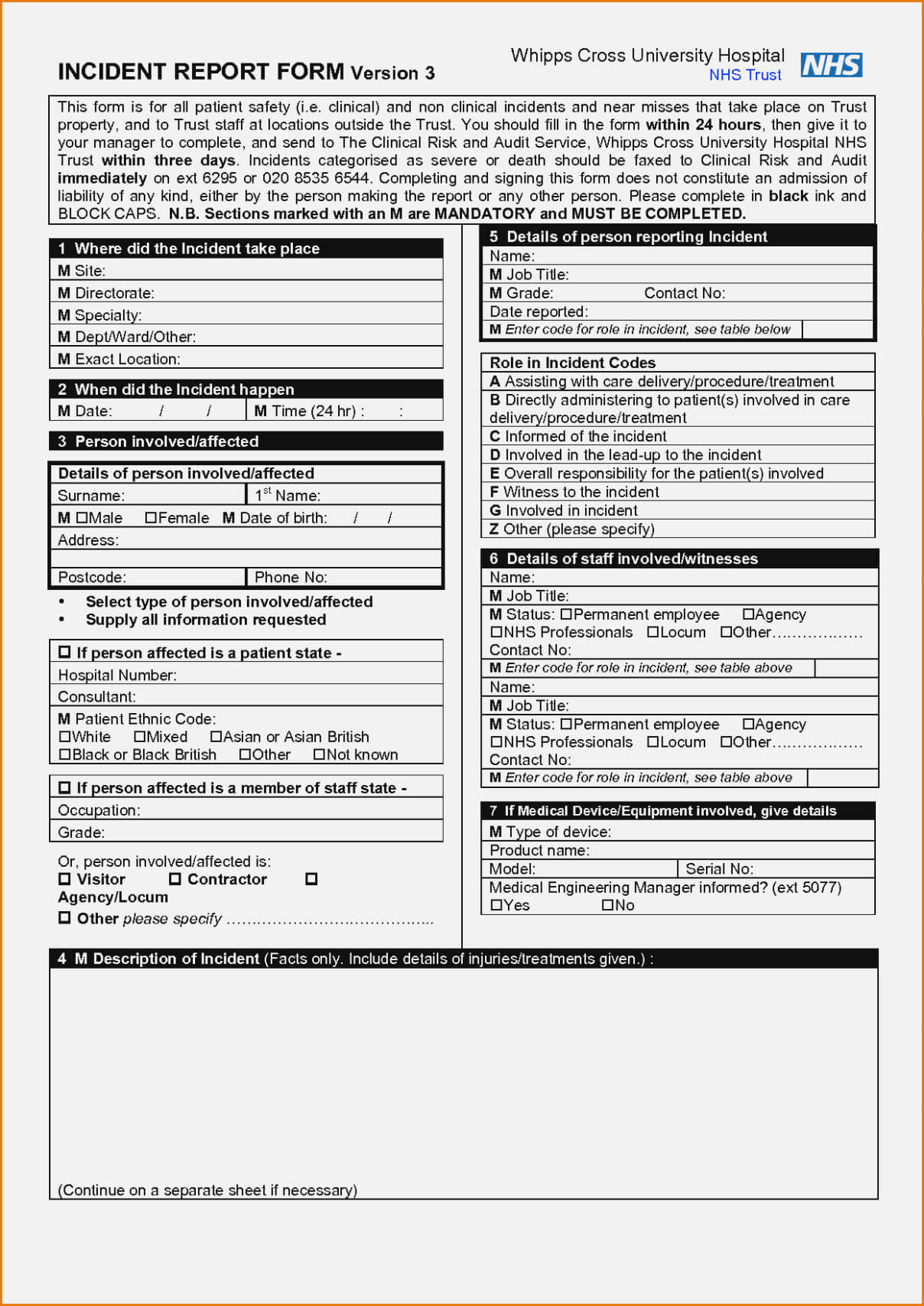 Five Ingenious Ways You Can Do With Post | Form Information Regarding Itil Incident Report Form Template