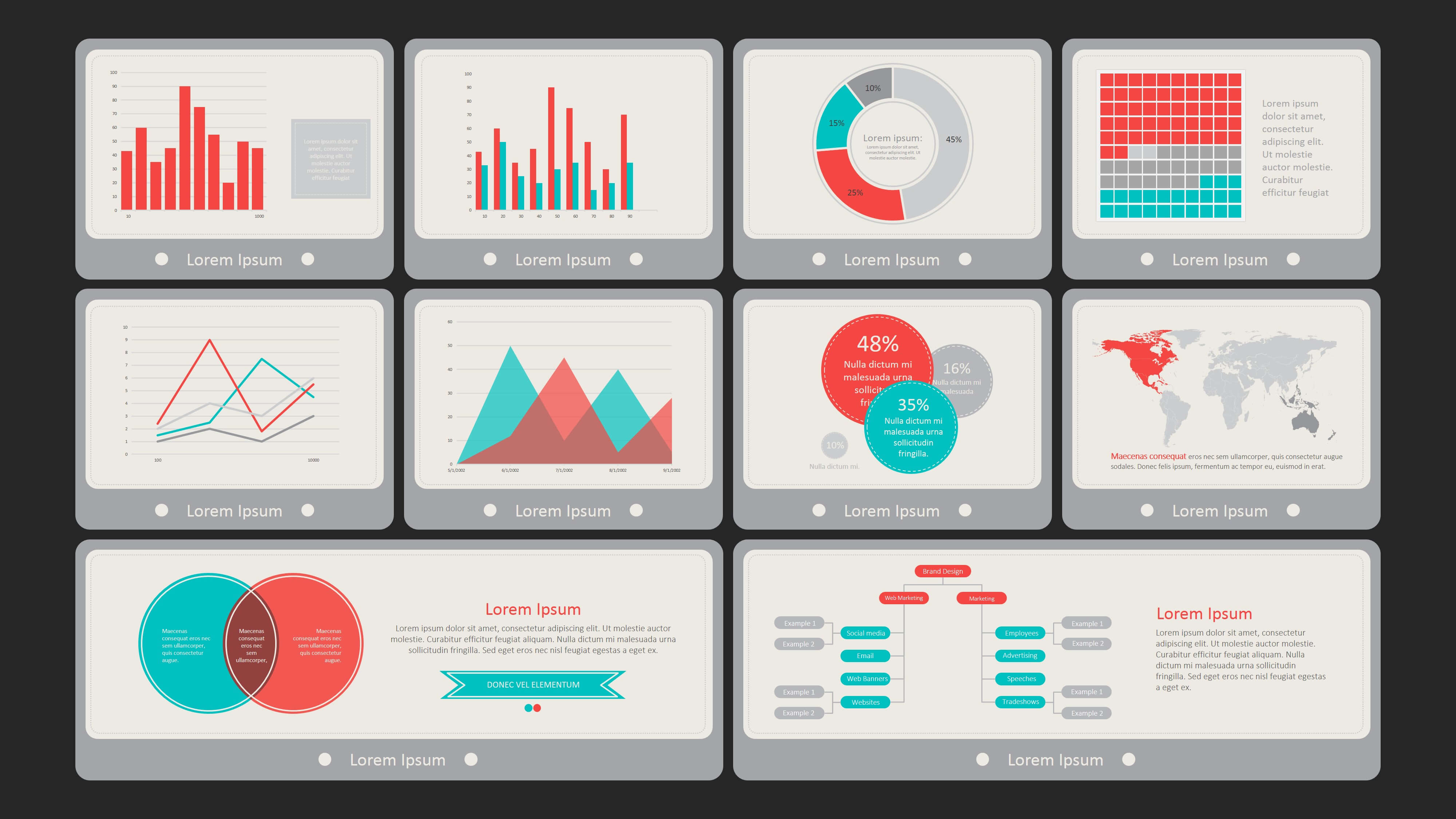 Flat Vintage Powerpoint Dashboard Within Powerpoint Dashboard Template Free