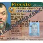 Florida Driver's License Fake Id Virtual Inside Florida Id Card Template