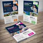 Flyer Design Bundle – 7 In One #sale#double#project#sided With One Sided Brochure Template