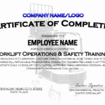 Forklift Certification Card Template | Template Modern Design Intended For Forklift Certification Card Template