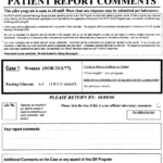 Format Of A Typical Case Report Sent To Participants In The In Patient Report Form Template Download