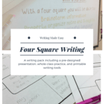 Four Square Writing | Ready Made Lessons | Four Square In Blank Four Square Writing Template