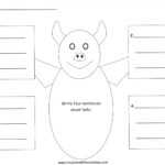 Four Square Writing Template For A Bat | Bat Ideas | Second Intended For Blank Four Square Writing Template