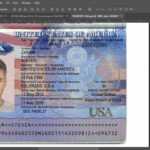 France Id Card Editable Psd Template (Photoshop Template Inside French Id Card Template