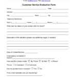 Free 14+ Customer Service Evaluation Forms | Pdf With Regard To Blank Evaluation Form Template