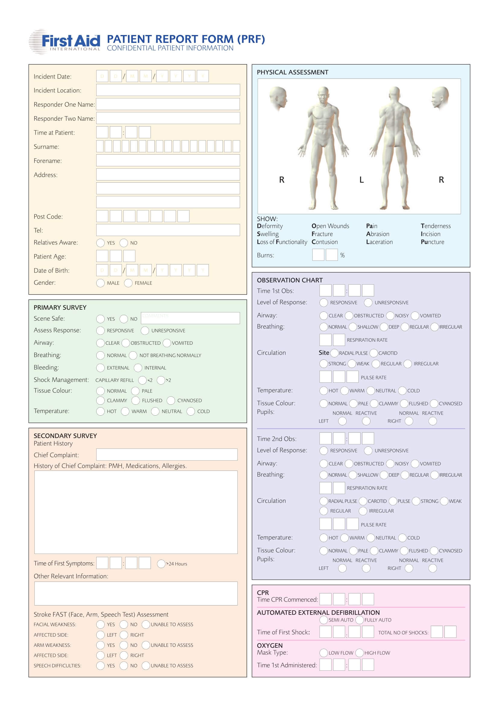 Free 14+ Patient Report Forms In Word | Pdf Regarding Patient Report Form Template Download