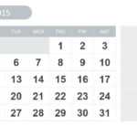 Free 2015 Calendar Template For Powerpoint within Powerpoint Calendar Template 2015