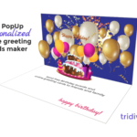 Free 3D Pop Up Online Greeting Card Maker – Tridivi™ Pertaining To Happy Birthday Pop Up Card Free Template