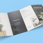 Free 4 Panel Quad Fold Brochure Mockup Psd – Good Mockups For Quad Fold Brochure Template